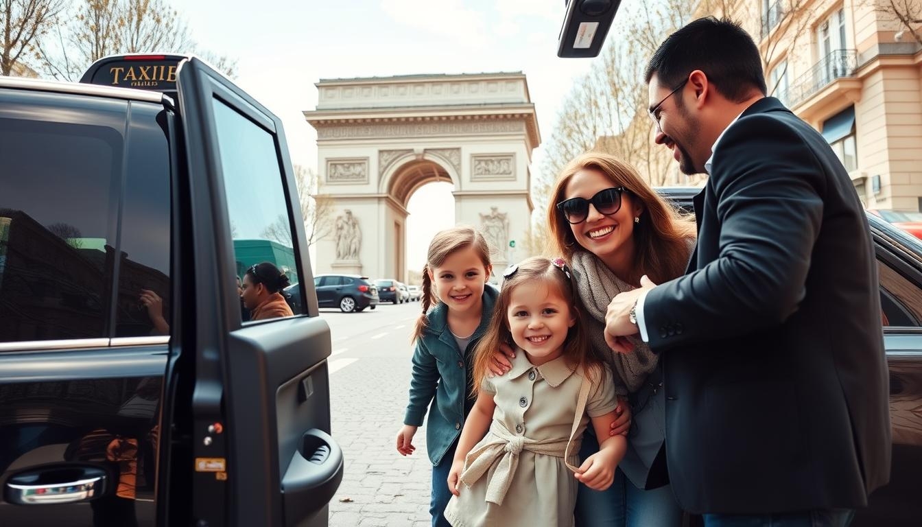 Private Taxi from Disney Paris to Champs-Élysées
