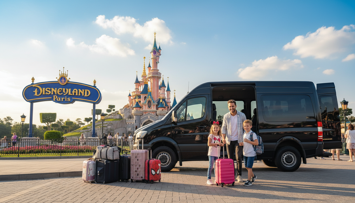 Private Transfer from Charles de Gaulle Airport to Disneyland Paris